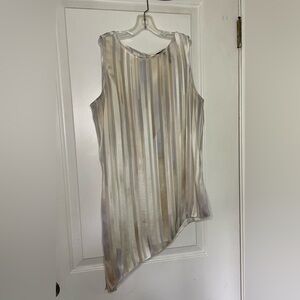 White House Black Market - Size Small
Watercolor Asymmetrical Sheer Tunic